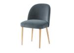 Strong 630mm 840mm Velvet Upholstered Chairs For Cafe