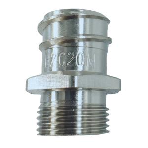 China Chromed Brass 20mm Male Thread Fittings For Oil Media factory