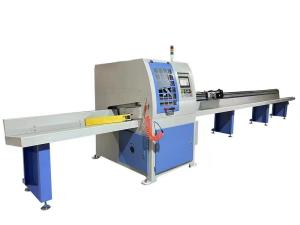 China L1200mm Wood Pallet Machine Lumber Wood Cutoff Saw Siemens PLC factory