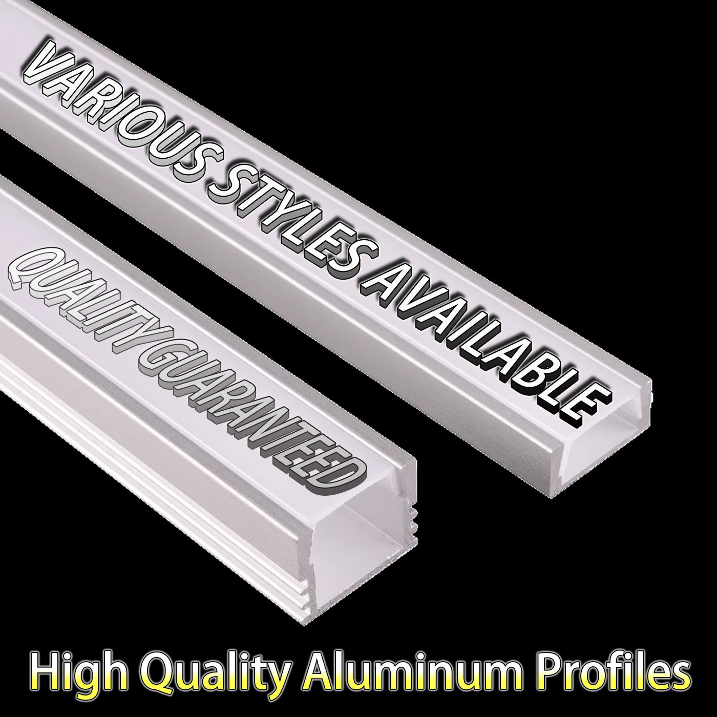 LED Linear Light U-Shaped Surface-Mounted Linear Linear Aluminum Groove Concealed Embedded Products