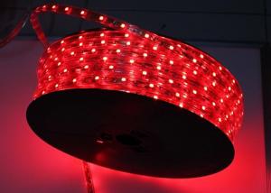 China 60 Leds / M IP67 Flexible Led Strip Lights , 220 Volt Red Led Light Strip factory