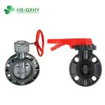Industrial Agricultural Irrigation UPVC One-Piece Butterfly Valve Manual Driving