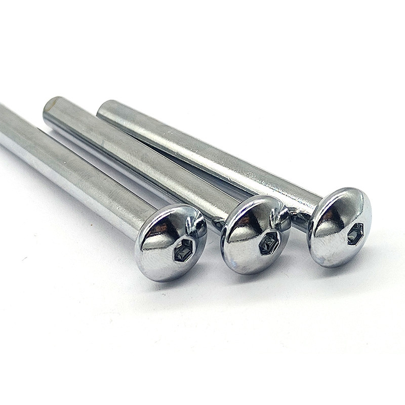 China Carbon Steel CNC Turning Parts Long Aluminum Rivets Pan Head factory