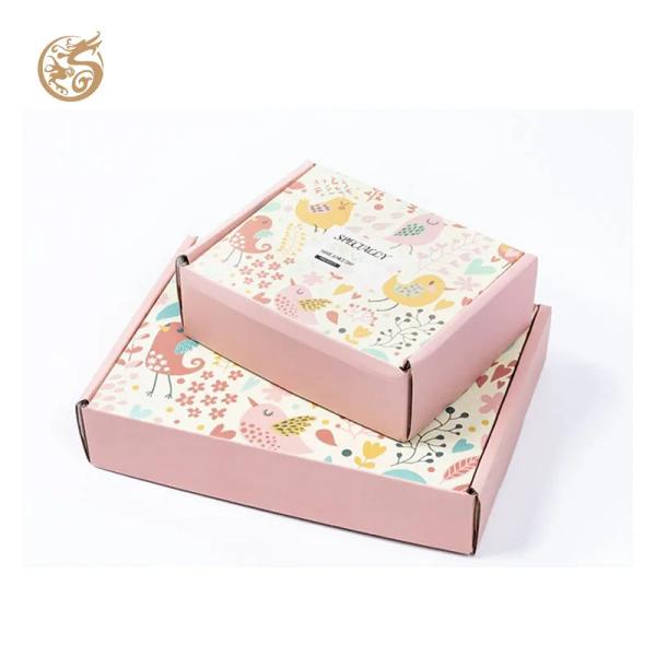 China Eco-Friendly Mailing Shipping Boxes Custom Logo Corrugated Paper Box Matt Postal Mailer Box factory