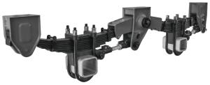China Huajing Rear Mechanical Suspension Amercian Overslung Series 2 Axles factory