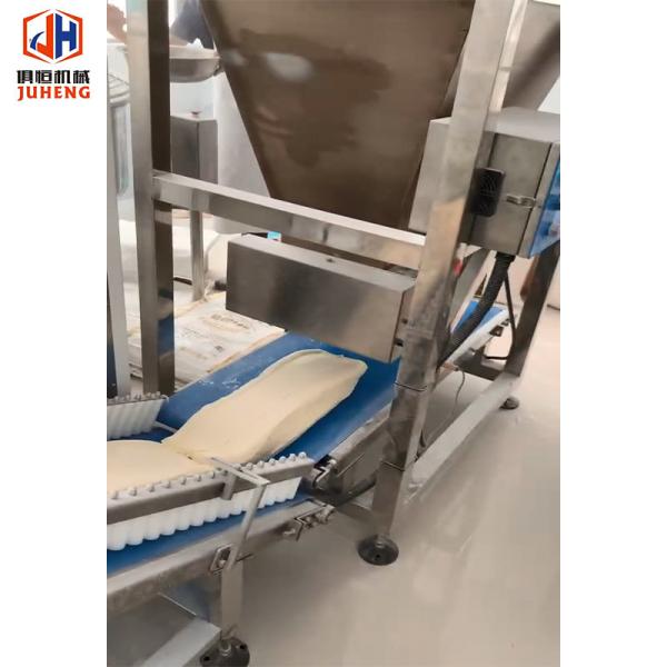 China 8600pcs/H High Yield Lachha Paratha Production Line Indian Flat Bread Production Line factory