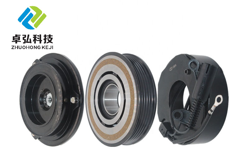 JH-COPUBM006 Auto AC Compressor Pulley Clutch Kit 5PK 115MM 12V for BMW 520I 30*52*22mm