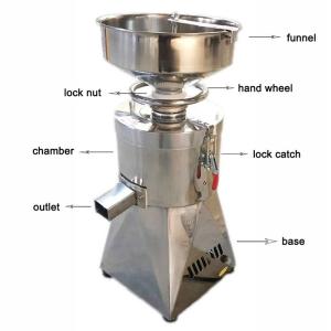 China 15kg/hour 1PH Peanut Paste Making Machine Small Home Use 1.1kw factory