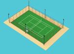 Acrylic Sports Flooring Paddle Tennis Court Portable Outdoor Basketball Court