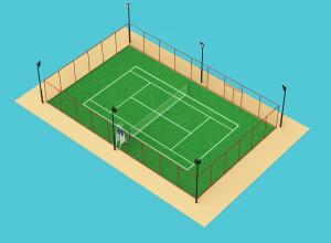 China Acrylic Sports Flooring Paddle Tennis Court Portable Outdoor Basketball Court factory