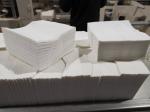 Table Foldable Kraft Paper Winding Machine , 600 Line/Min Tissue Napkin Machine