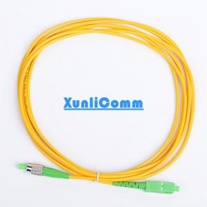 China Simplex Fiber Optic Patch Cord , Single Mode Fiber Optic Patch Cable factory