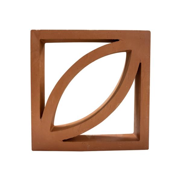 7% Absorption Terracotta Facade Panel Breezeway Tile In Classical Design For Decorative Garden Brick Decoration