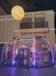 Modern Luxury Prefabricated Modular Green Houses Hurricane-Proof PC Dome Tent