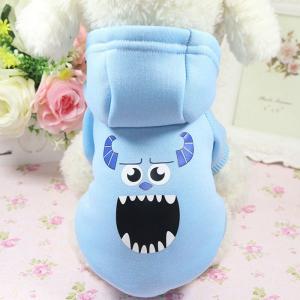 China Customized Pet Clothes Cartoon Dog Hoodie / Coat / Jacket With Print Pattern factory