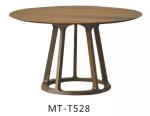 Hotel Side Coffee Table Round Countertop End Table With Natural Timber Wood