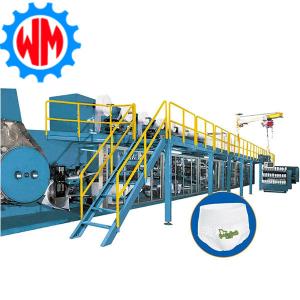 China Low Defective Rate Baby Diaper Production Line for Absorption and Leak-Proof Effect factory
