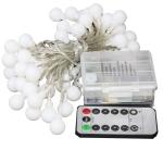 LED Outdoor String Lights 16FT 50/100Bulbs Globe Waterproof Patio Decorative