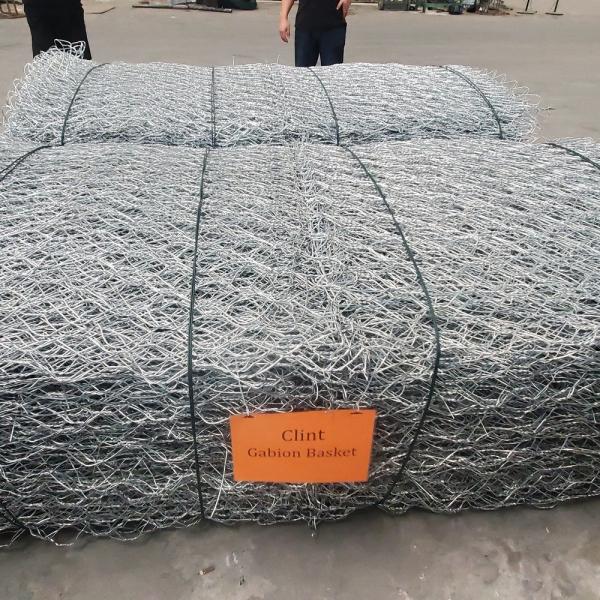 Galvanized Steel Woven Wire Mesh Gabion Box Retaining Walls For Tender Project