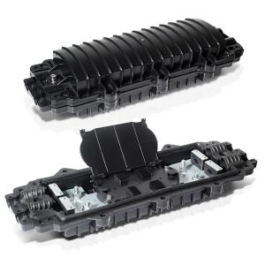 China 48 Core 96 Core Mini Optical Fiber Joint Closure With 2 Inlet 2 Outlet factory