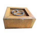 Corten Steel Garden Gas Fire Pits SUS304 Natural Gas Fire Table