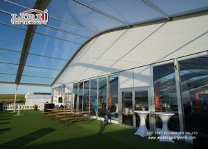 China Sandwich Wall Clear Span Tents Transparent PVC Roof Cover Outside factory