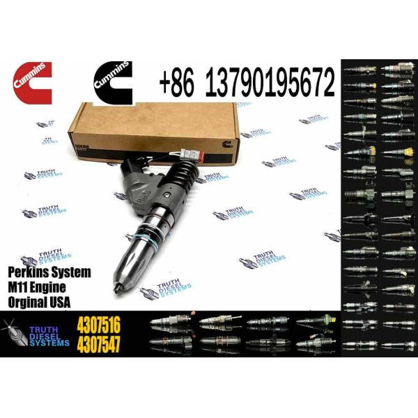 4307516 Brand New Fuel Injector Adapted to for Cummins Qsnt14 Shantui Sd22r Engineering Machinery Engine Injection