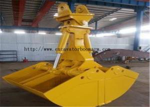 China Rotating Clamshell Grab Bucket For Volvo 360 Excavator 1.8 Ton Grab Weight factory
