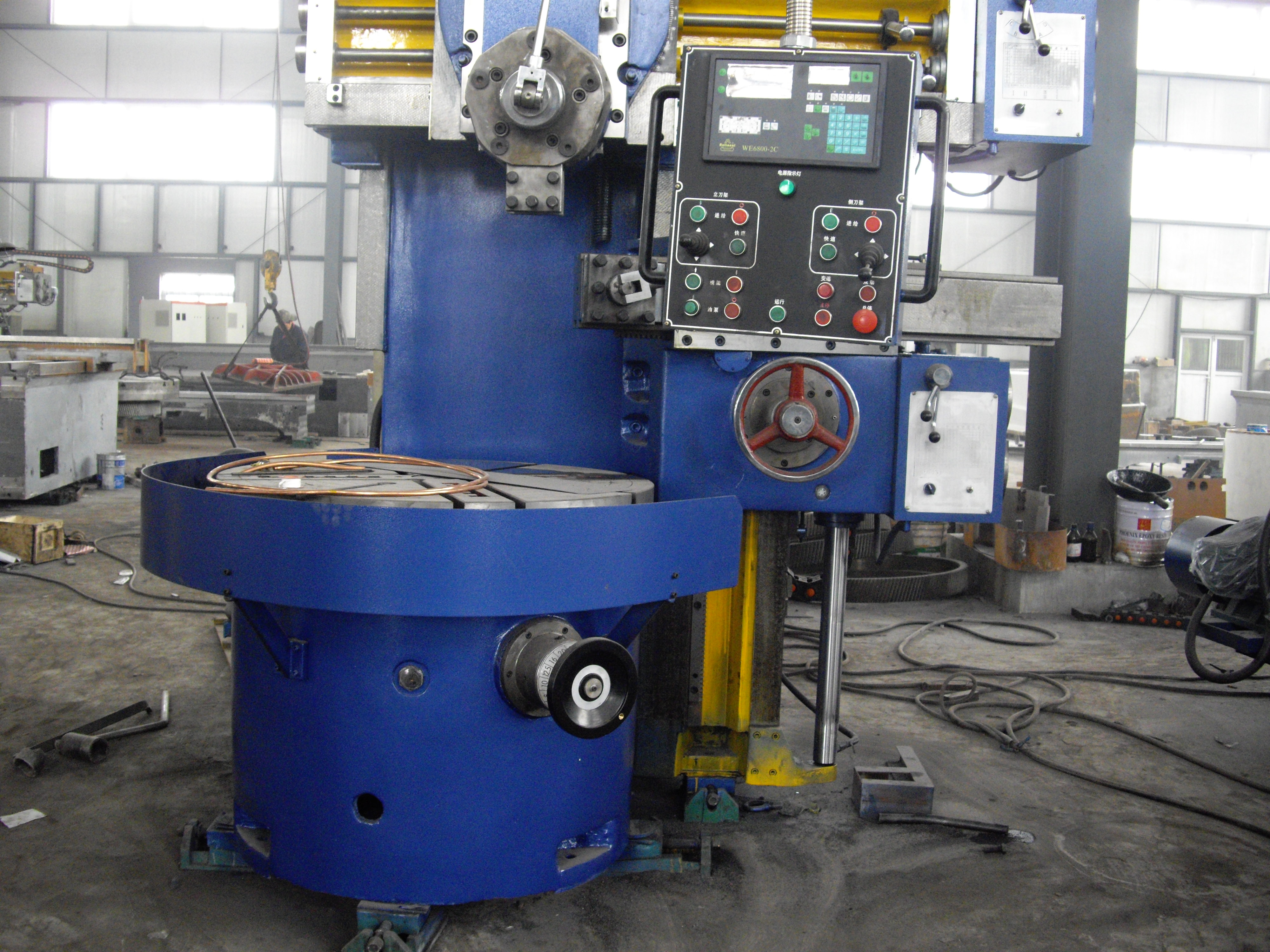 China Single Column Vertical Turning Machine Metal Lathe factory