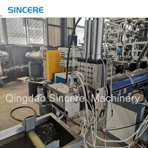 Hydraulic PP Pelletizing Line PE PET Pelletizing Line Twin Screw