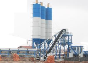 China Automatic Ready Mix Concrete Plant 60m3/H Belt Type HZS60 Concrete Batching Plant factory