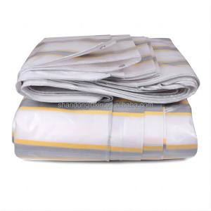 China 500D Yarn Count Waterproof PE Tarpaulin for Heavy Duty Applications factory