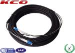 FTTA Telecom Station DLC Armored Protection Break Out Fiber Optic Patch Cord