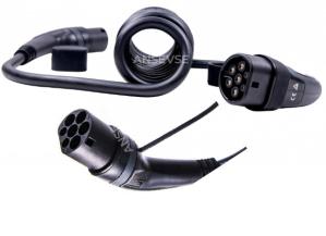 China 250V Single Phase 7kW Type 2 EV Charging Cables Tethered EV Charger factory