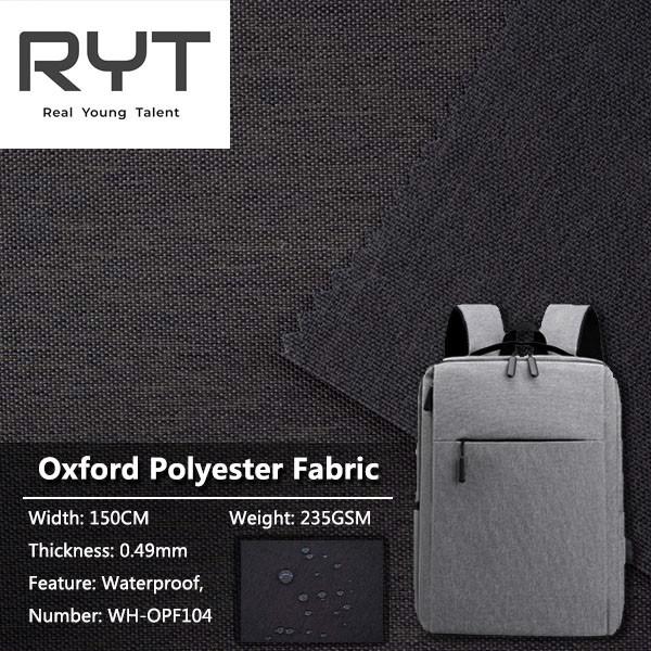 100% Polyester Fabric Durable And Wear Resistant Material For Roof Tent Wallet