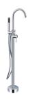 Chrome Brass Freestanding Bath Tub Faucet OEM Single Lever Floor Mounted With