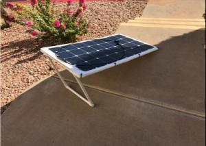China High Efficiency 100W Semi Flexible Bendable Solar Panel factory