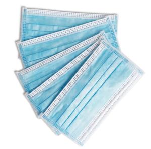 China High Protective 3 Layer Non-woven Fabrics Ear Loop Disposable Protective Face Mask factory