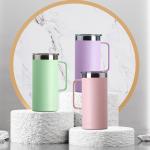 360/420/750ML Double Wall 304 Stainless Steel Insulated Coffee Mug Office