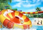Multi Color Huge Water Slide Water Park Attraction Equipment 38 X 30m Floor