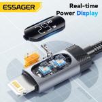 ESSAGER ES-X64 Series 29W USB-C to Lighting Charging Cord Data Cable