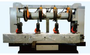 China 4 Manipulators 6 Axis Rotary CNC Polishing Machine For Brass Handles factory