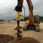 Hot Selling APIE Professional Screw Mini Excavator Pile Driver Drilling Parts
