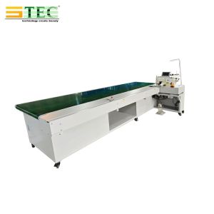 China Fully Automatic Curtain Hemming Machine With Rear Fabric Clamp Curtain Hem factory