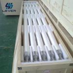 High temperature Fused Silica 99.8% Ceramic Roller For Glass Tempering Furnace