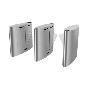 China Automatic Entrance Flap Barrier Turnstile Access Control Flap Barrier Gate on sale