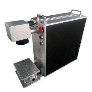 China Portable 20W 30W 50W metal fiber laser engraving cutting laser marking machine factory