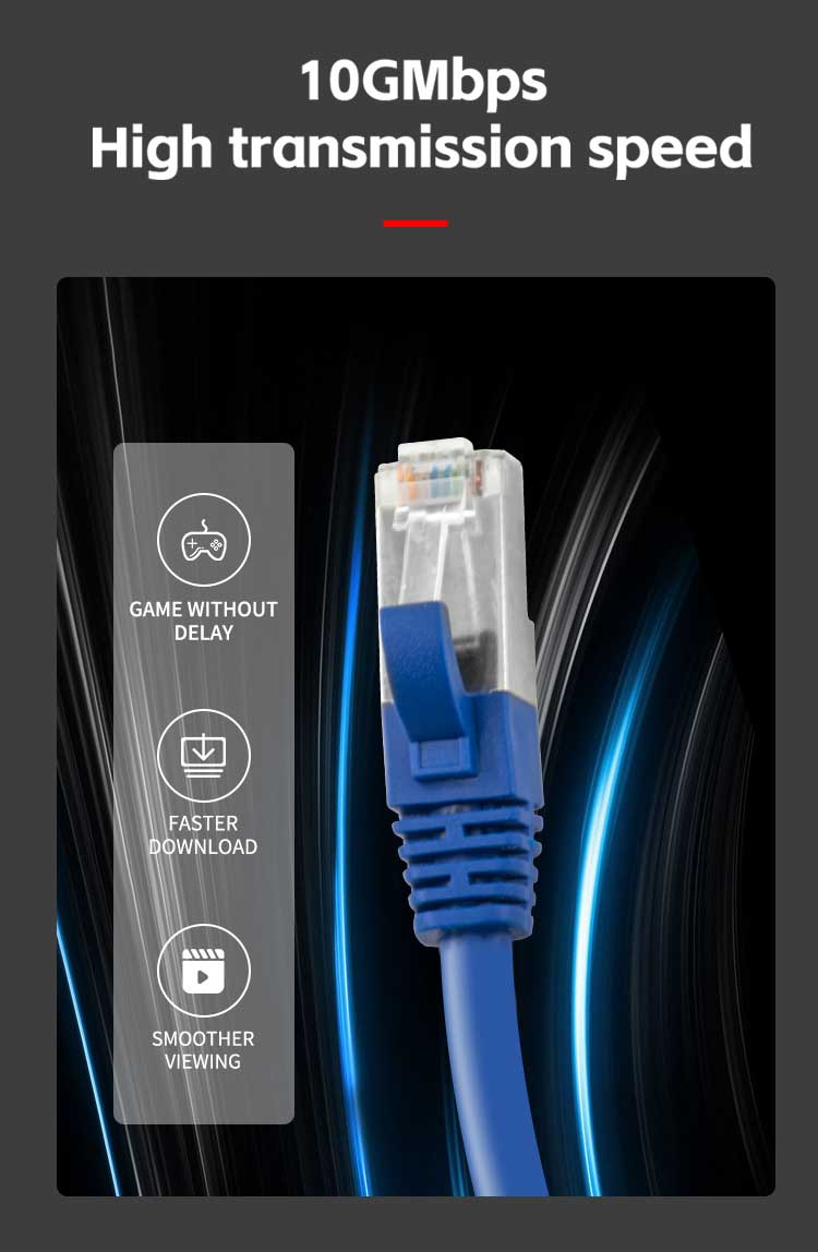 1000mhz 3mtrs CAT7 Patch Cord Grey Cat 7 Patch Cable UTP Shield