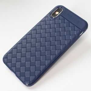 New Arrival Braided Weave Pattern TPU Soft Silicon Mobile Phone Case for iphone