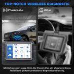 TOPDON Phoenix Plus Integrated Bi-Directional Diagnostic Tool Topology Mapping,